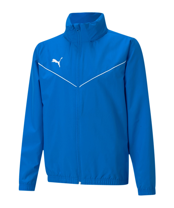 PUMA teamRISE Allwetterjacke Kids Blau F02
