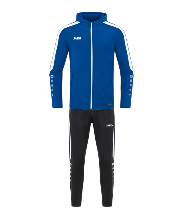 JAKO Polyester Power Kapuze Trainingsanzug Kids Blau F400