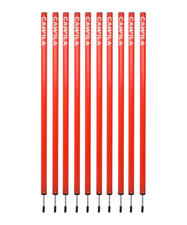 Cawila ACADEMY Slalomstangen 10er Set (33mmx100cm)