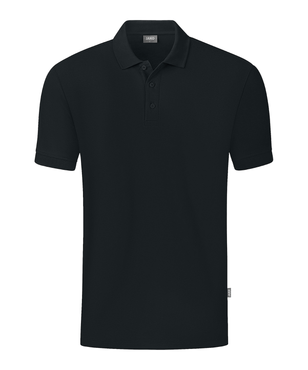 JAKO Organic Polo Shirt Schwarz F800