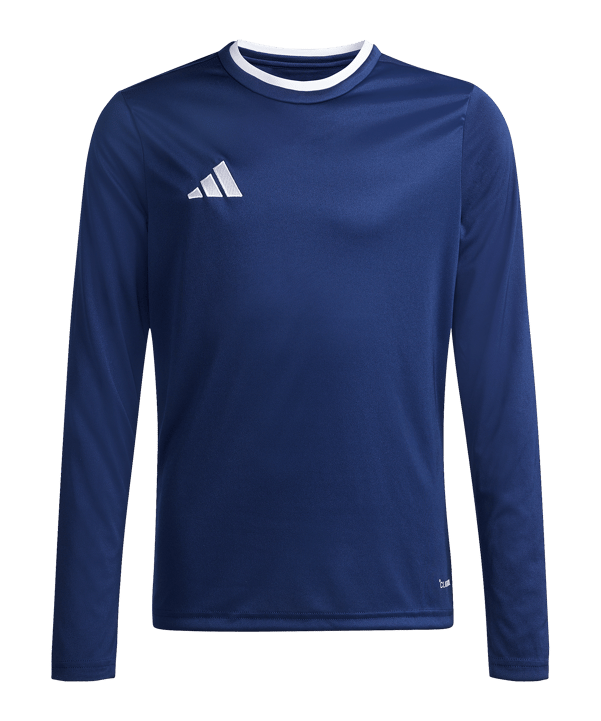 adidas Entrada 26 Trikot Langarm Kids Dunkelblau 