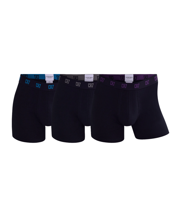 CR7 Basic Trunk 3-Pack Boxershort Schwarz 