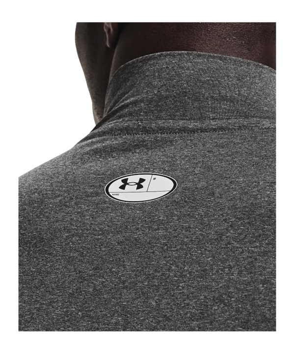 Under Armour HG Compression Mock langarm F090 - grau