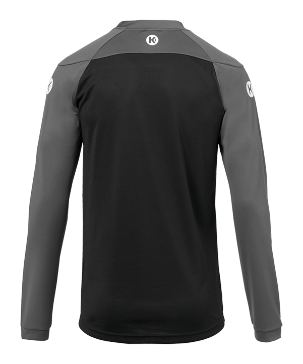 Kempa Prime Shirt langarm Schwarz Grau F01 - schwarz