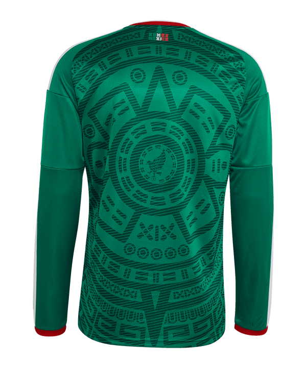 adidas Mexiko Trikot Langarm Home WM 2026 Grün | - gruen
