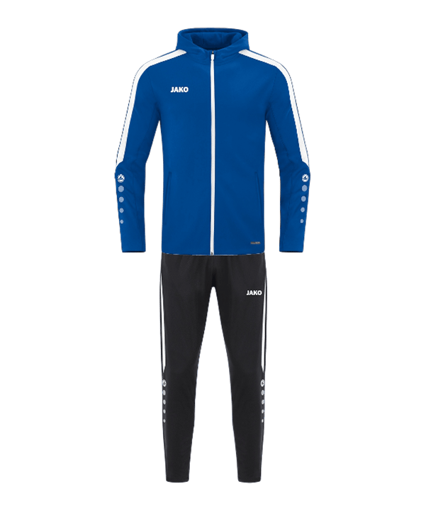 JAKO Polyester Power Kapuze Trainingsanzug Blau F400