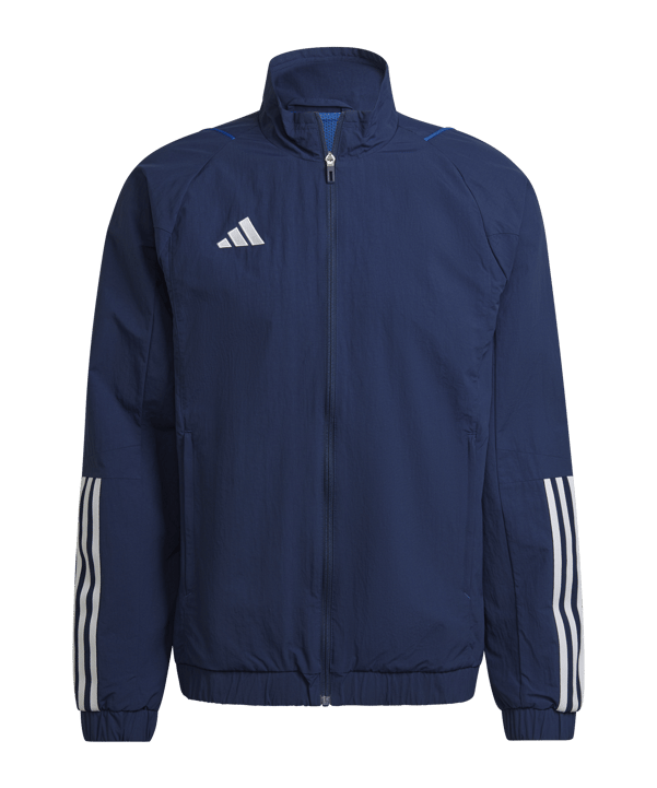 adidas Tiro 23 Competition Präsentationsjacke Blau - dunkelblau