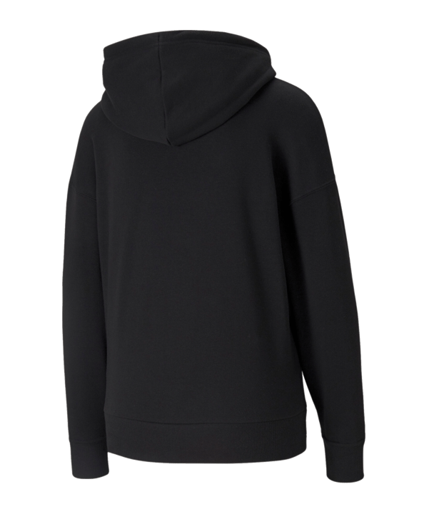 PUMA Classics Logo Hoody Damen Schwarz F01 - schwarz