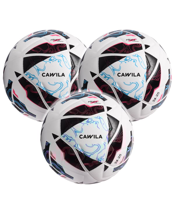 Ballpaket 3 x Cawila Fußball TRITON  - Matchball