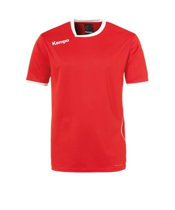 Kempa Curve Trikot T-Shirt Rot Weiss F02