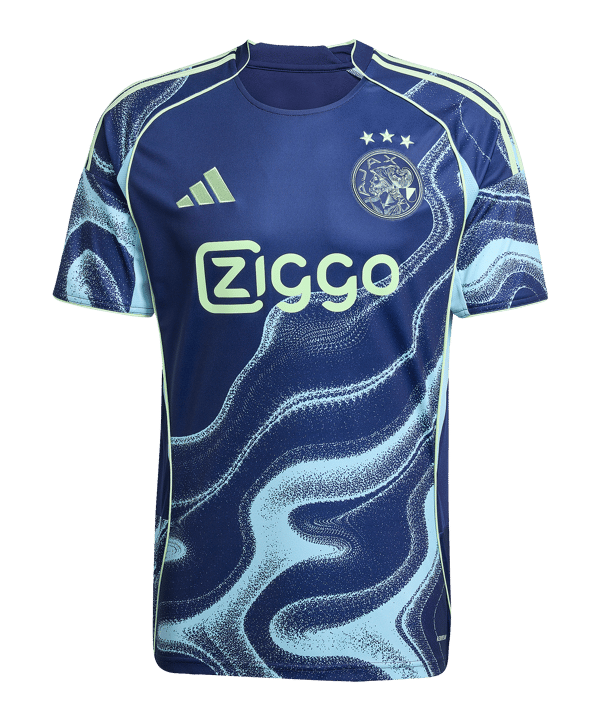 adidas Ajax Amsterdam Trikot Away 2025/2026 Blau - blau