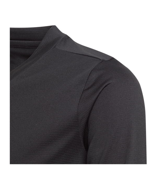 adidas Team Base Top langarm Kids Schwarz - schwarz