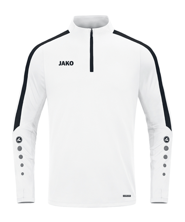 JAKO Power Sweatshirt Weiss Schwarz F000