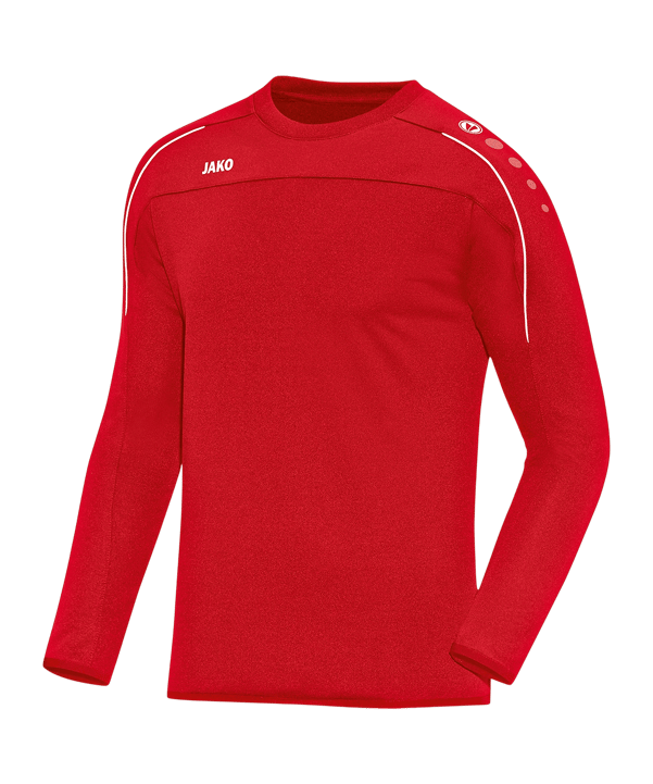 JAKO Classico Sweatshirt Kids Rot Weiss F01