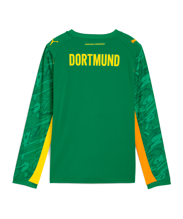 PUMA Borussia Dortmund LS Torwarttrikot 2025/2026 Kids Grün F98 - gruen