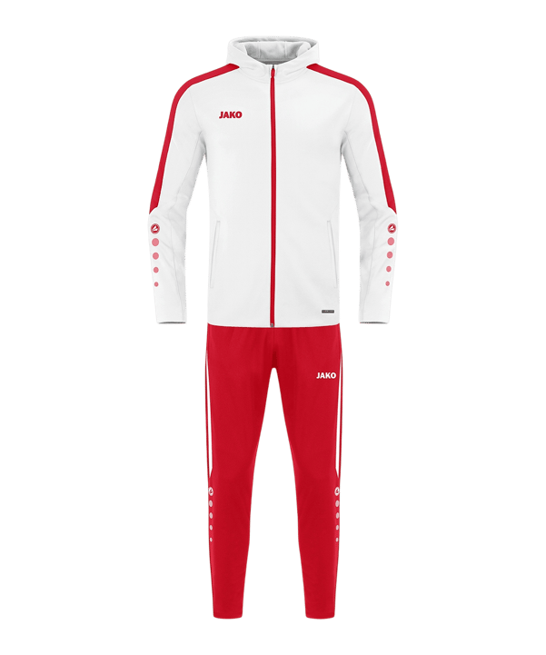 JAKO Power Trainingsanzug Kids Weiß F004 