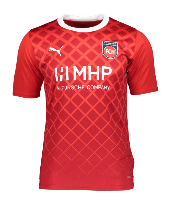 PUMA FC Heidenheim Trikot Home 2023/2024 Rot F01 3XL