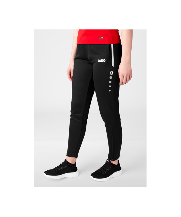 JAKO Allround Trainingshose Damen Schwarz F800 - schwarz