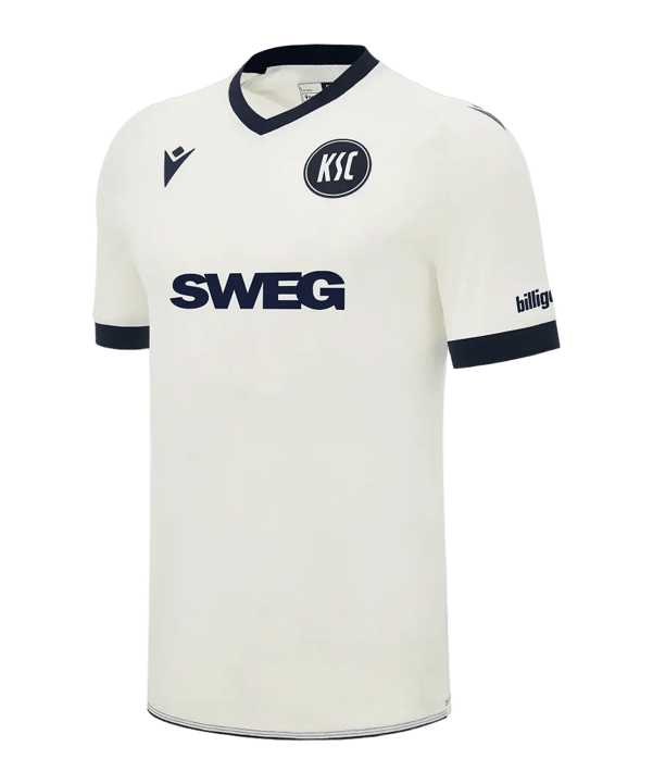 Macron Karlsruher SC Trikot Away 2026/2027 Weiß - weiss