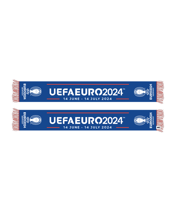 UEFA EURO 24 Fanschal Blau | - blau