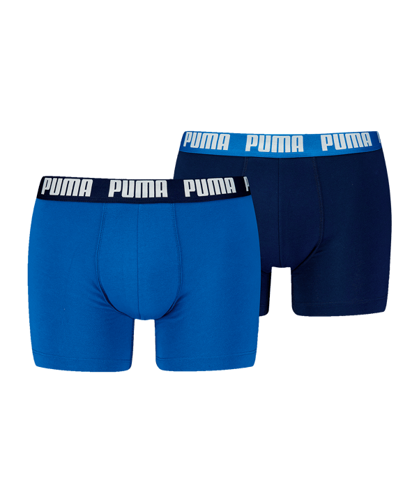 PUMA Everyday Basic Boxer 2er Pack Blau F005 - blau