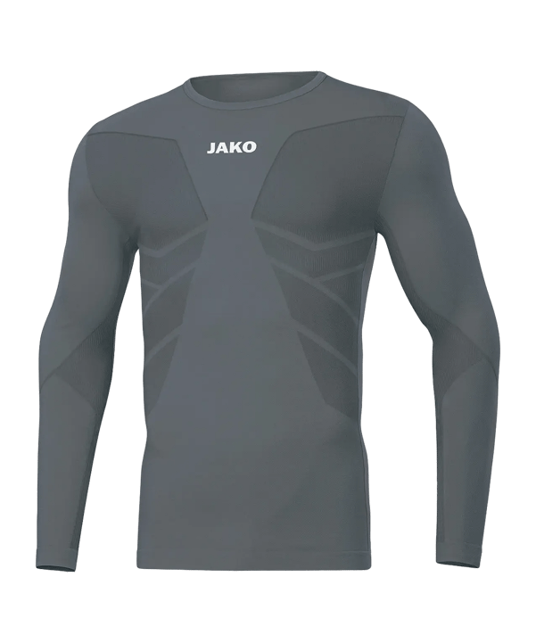 JAKO Comfort 2.0 langarm Grau F40