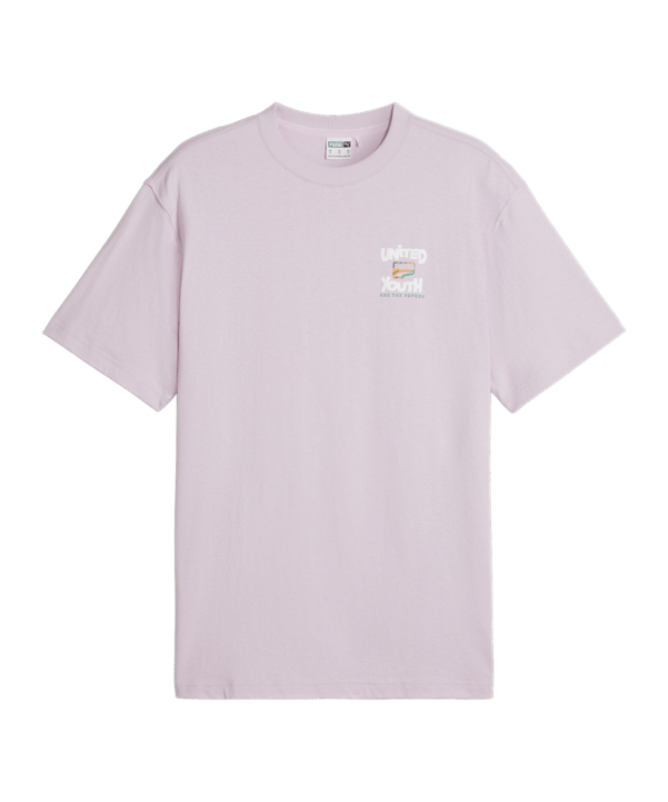 PUMA Downtown Graphic T-Shirt Lila F60 - lila