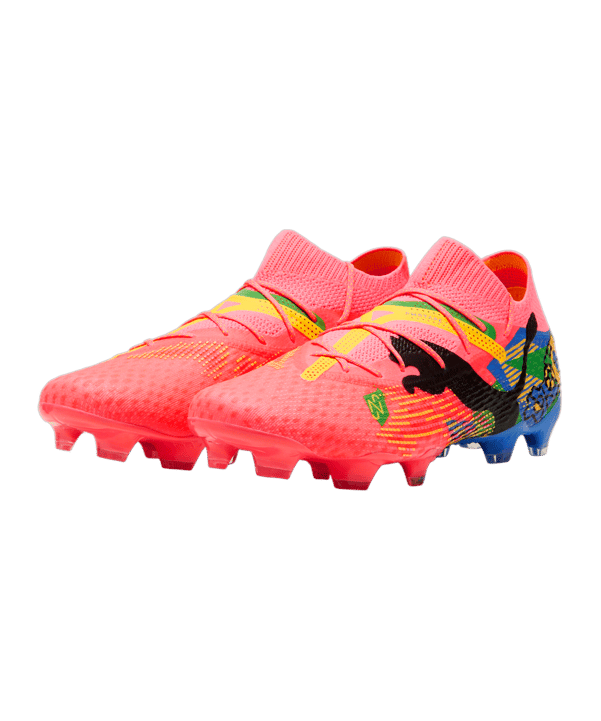 PUMA FUTURE 7 Ultimate FG/AG NJR COPA Pink Schwarz F01 - pink