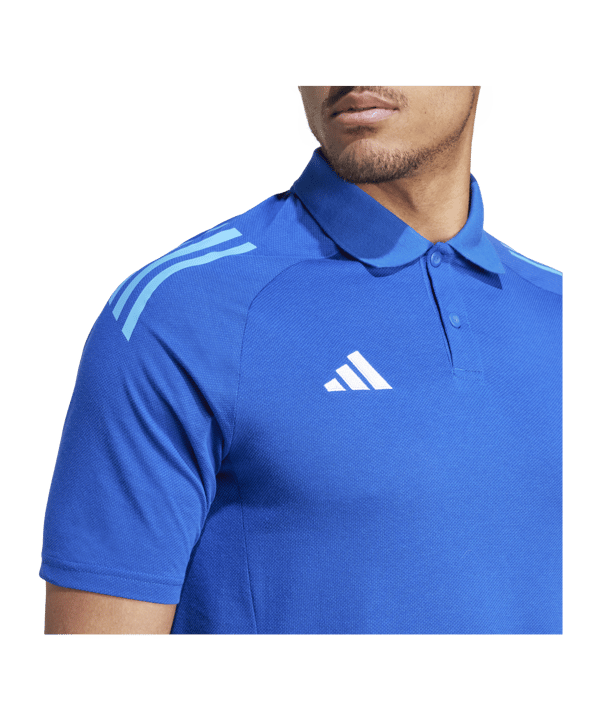 adidas Tiro 24 Competition Poloshirt Blau | - blau