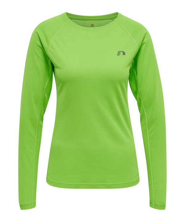 Newline Core Shirt langarm Running Damen F6402 - gruen