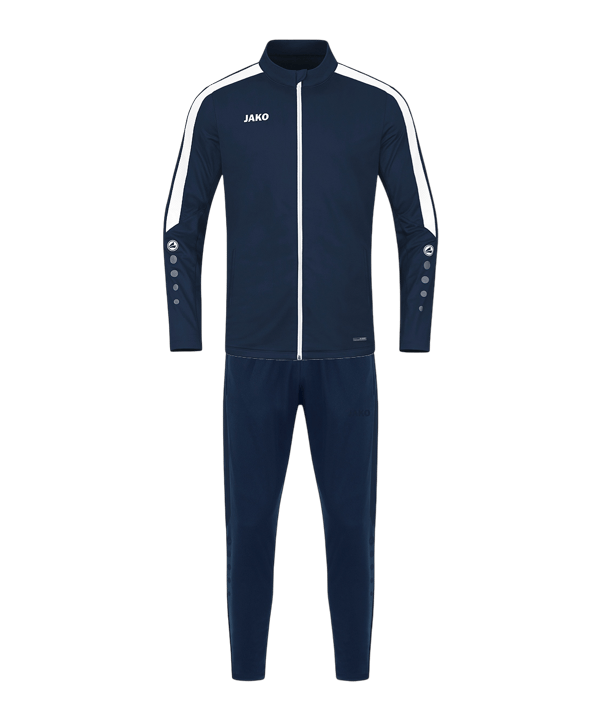 JAKO Polyester Power Trainingsanzug Kids Blau F900 