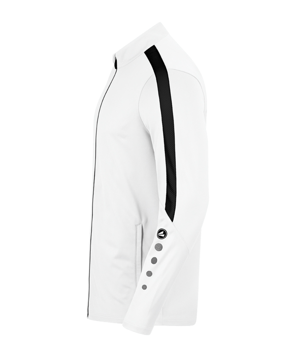 JAKO Power Polyesterjacke Weiss Schwarz F000 - weiss