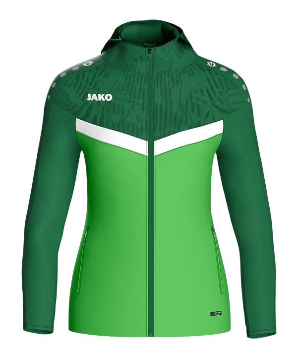 JAKO Iconic Kapuzenjacke Damen Grün F222