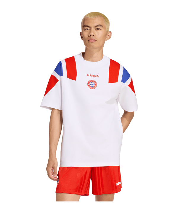 adidas FC Bayern München EQT T-Shirt Weiß - weiss