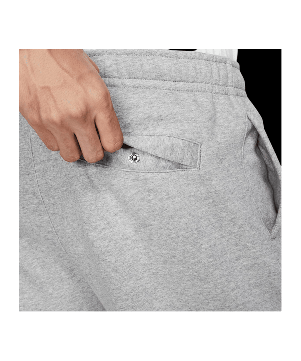 Nike Club Jogginghose Tall Grau Silber Weiss F063 - grau