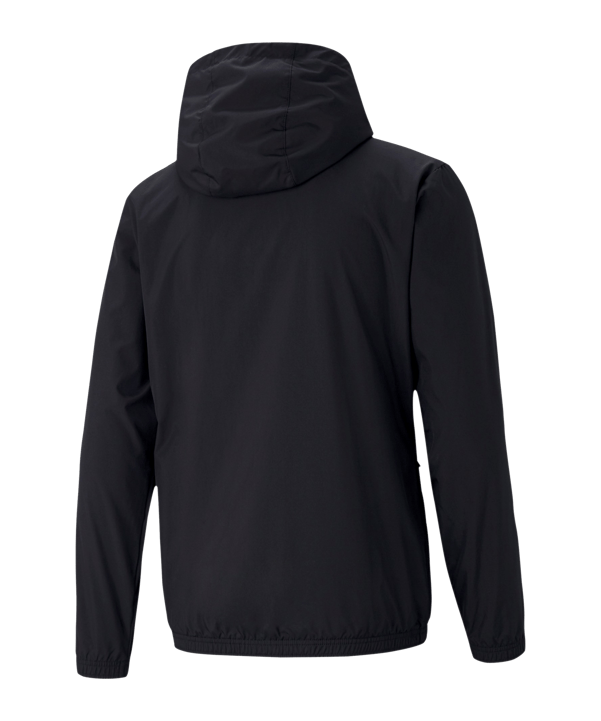 PUMA teamRISE Allwetterjacke Schwarz Weiss F03 - schwarz