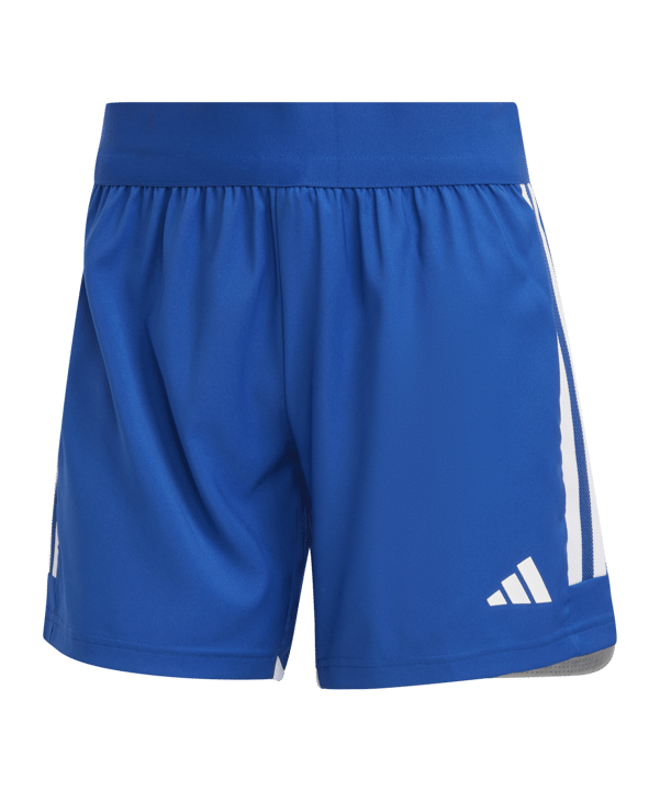 adidas Tiro 23 Match Short Damen Blau Weiss