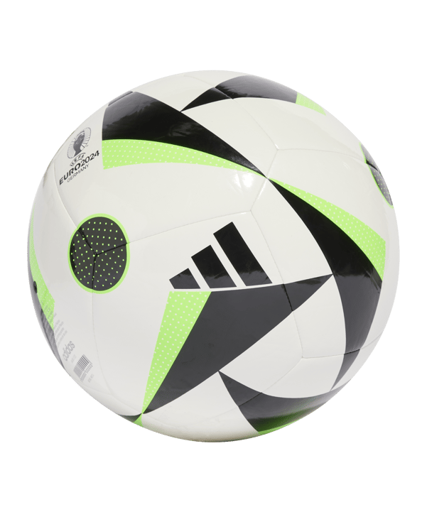 adidas Fussballliebe Club Trainingsball EM 2024 Weiss Schwarz Grün - weiss