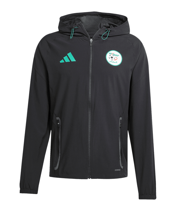adidas Algerien Tiro Tech Travel Jacke Schwarz - schwarz